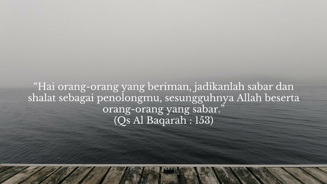 Allah Bersama Orang – orang yang Sabar