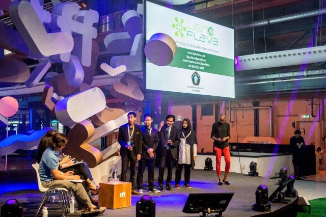 Tim mahasiswa UB di ajang Thought for Food. (Foto: Dok. Pribadi)