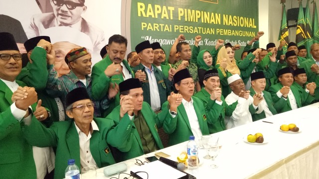 Rapimnas PPP Kubu Djan Faridz. (Foto: Fahrian Saleh/kumparan)