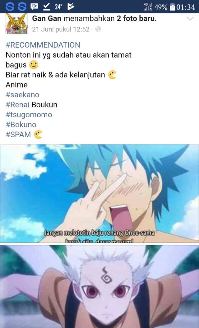 Rekomendasin anime .. Natsume dll