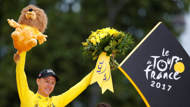 Chris Froome juara Tour de France 2017. (Foto: Reuters/Christian Hartmann)