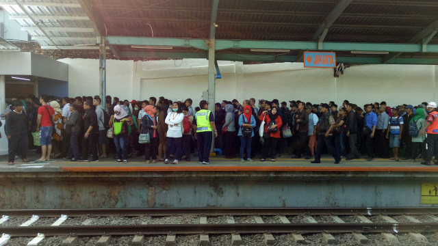 Kondisi Stasiun Tebet (Foto: Ferio Pristiawan)