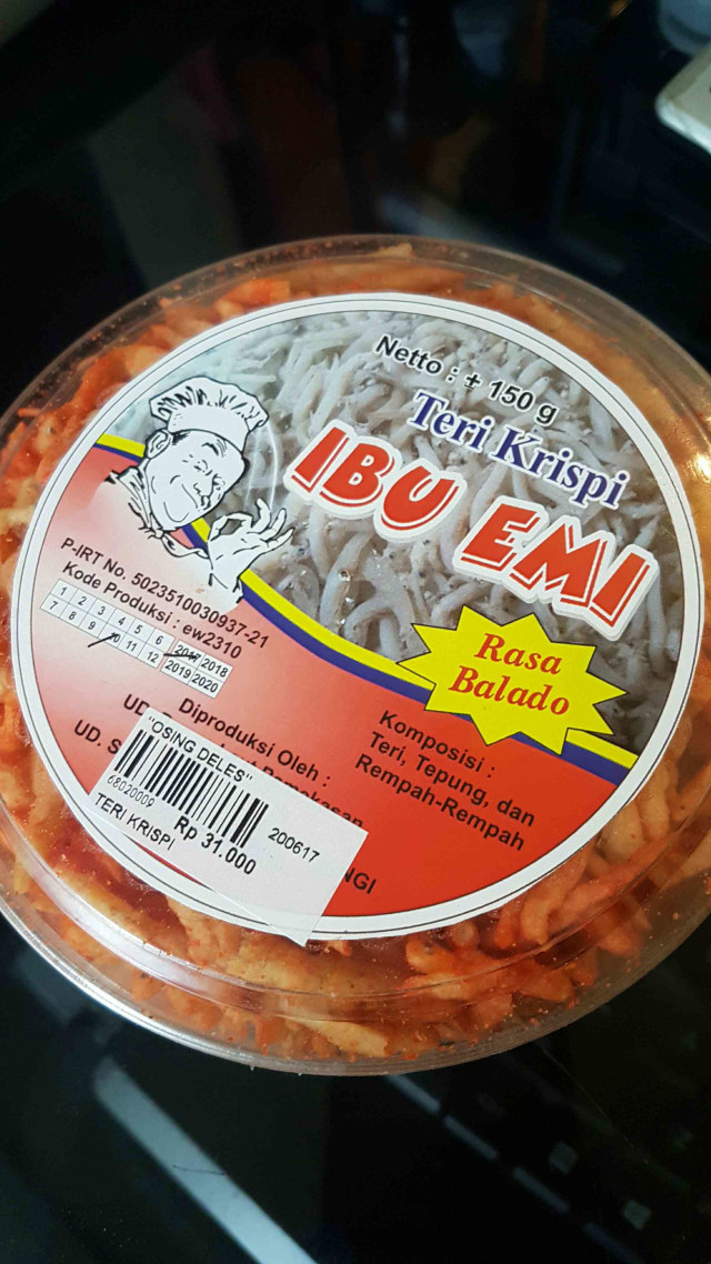 "Teri Krispi Ibu Emi" Oleh-oleh khas Banyuwangi