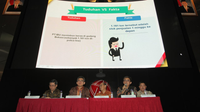 Public Expose PT Tiga Pilar Sejahtera Food (Foto: Antara/uhammad Adimaja)