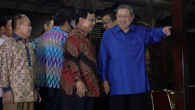 Pertemuan SBY dan Prabowo (Foto: Fanny Kusumawardhani/kumparan)