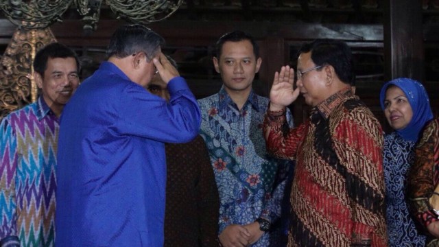 Pertemuan SBY dan Prabowo (Foto: Fanny Kusumawardhani/kumparan)