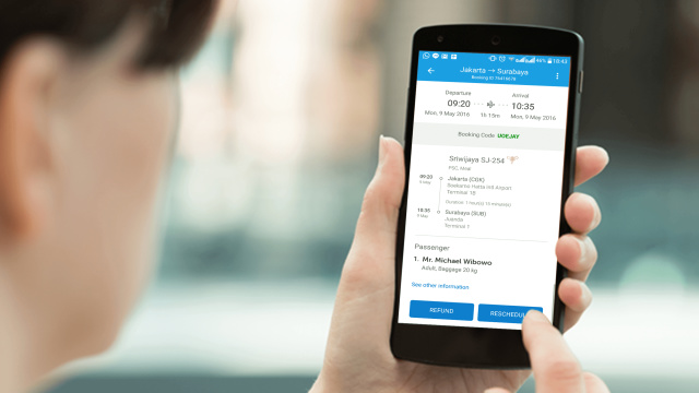 Aplikasi mobile Traveloka. (Foto: Traveloka)