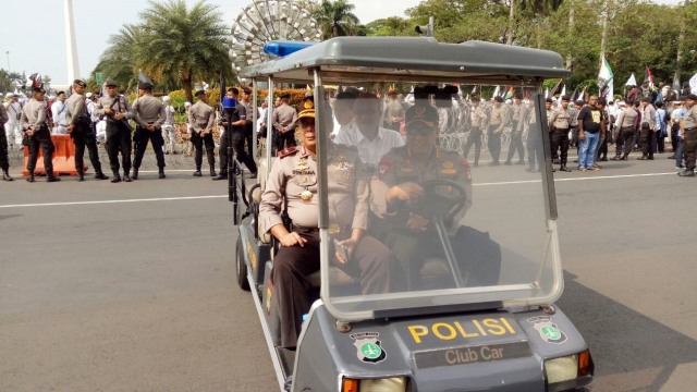 Wakapolda Brigjen Suntana tinjau aksi 287 (Foto: Ferio Pristiawan/kumparan)