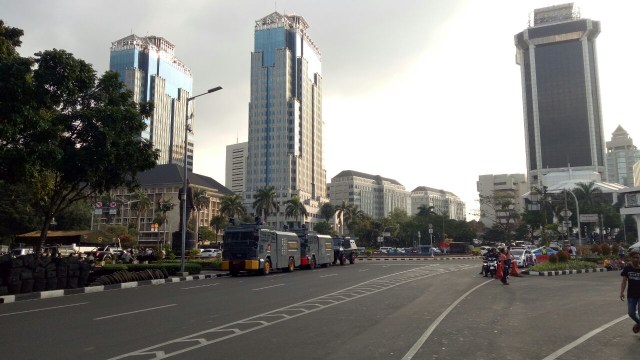 Kondisi Patung Kuda usai Aksi 287. (Foto: Ferio Pristiawan/kumparan)