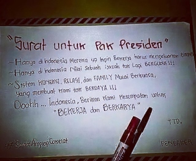 Surat Untuk Para Pejabat*
