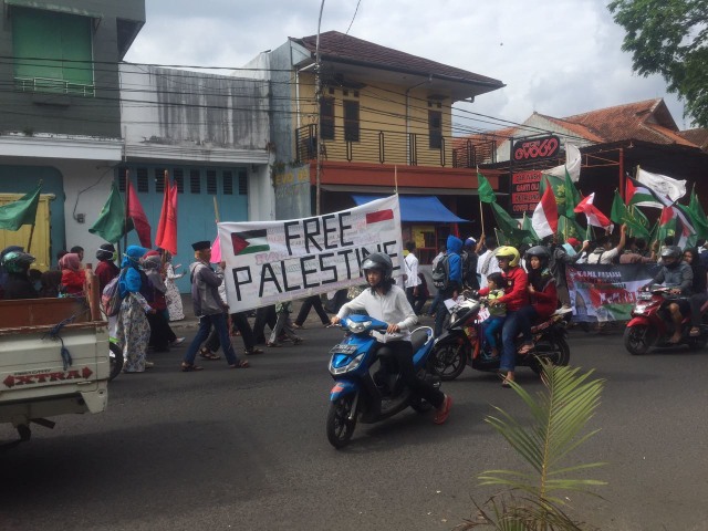 Aksi bela Palestina di Garut (Foto: Dok. Andi Haryadi)