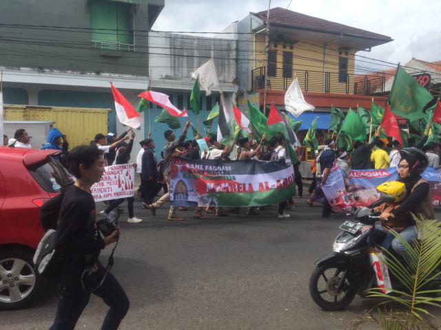 Aksi bela Palestina di Garut (Foto: Dok. Andi Haryadi)