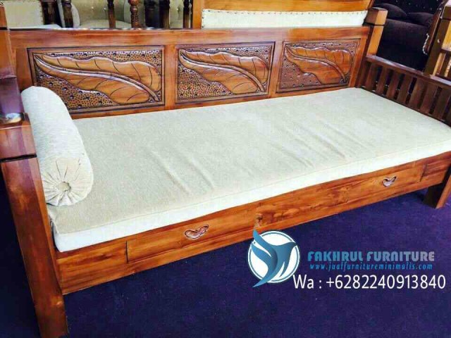 Bale Bale Jati Motif Daun