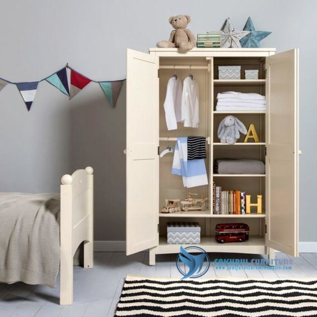 Lemari Pakaian Anak Cat Duco