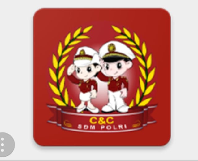 Logo aplikasi C&C SDM Polri (Foto: Dok. SDM Polri)