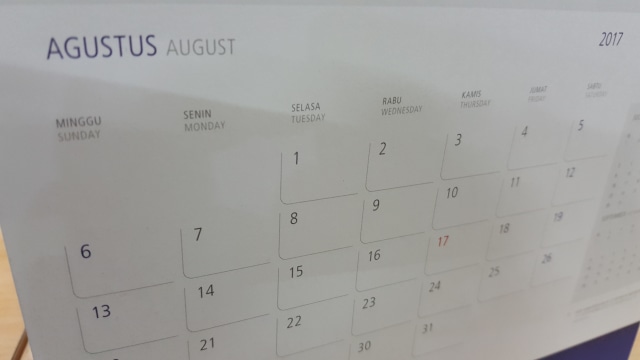 Kalender bulan Agustus 2017 (Foto: kumparan)
