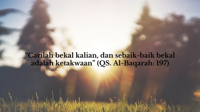 Sebaik-baiknya Bekal