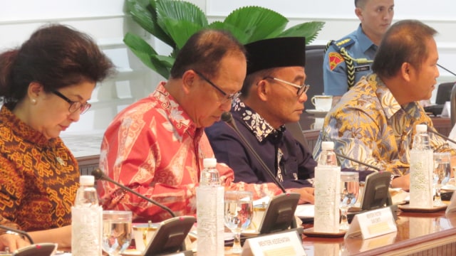 Rapat terbatas di Istana Kepresidenan (Foto: Yudhistira Amran Saleh/kumparan)