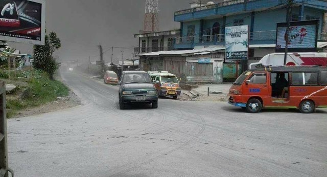 Situasi daerah Gunung Sinabung saat ini (Foto: Dok. BNPB)