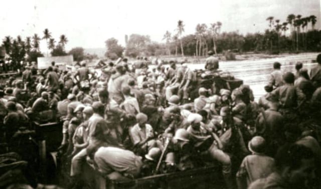 18 Desember 1948 pukul 20.00 WIB, pasukan marinir Belanda mendarat di Pantai Glondonggede 