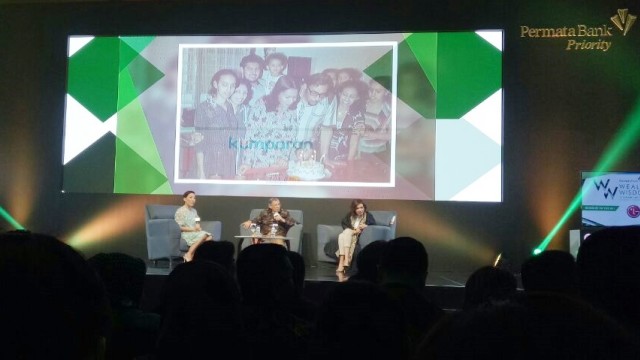 Quraish Shihab dan Najwa Shihab di Wealth Wisdom (Foto: Deanda Dewindaru/kumparan)