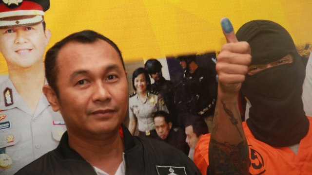 Tora Sudiro di Polres Jaksel. (Foto: Munady)