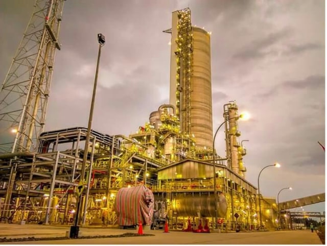 Pabrik Pusri 2B PT Pupuk Sriwidjaja Palembang (Foto: Dok. PT Pupuk Indonesia (Persero))