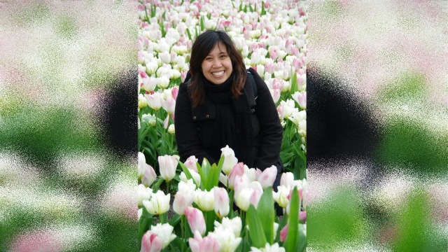 Widya, announcer bahasa jawa di Dubai. (Foto: Dok. Pribadi Widya)