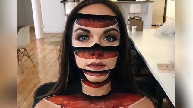Makeup Ilusi Optik (Foto: Instagram/mimles)