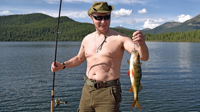 Vladimir Putin ketika liburan (Foto: Sputnik/Alexei Nikolsky/Kremlin via REUTERS)