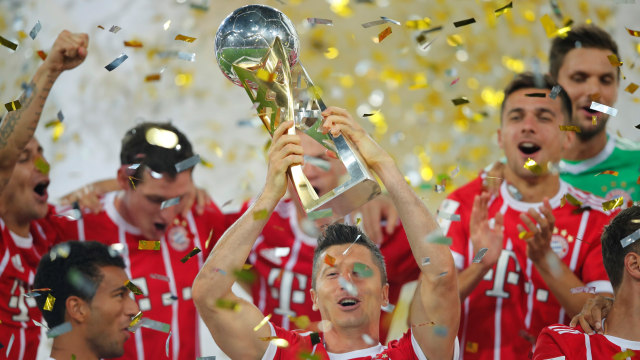Bayern juara Piala Super Jerman. (Foto: Reuters/Wolfgang Rattay)