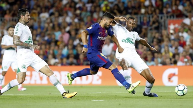 Barcelona melawan Chapecoense. (Foto: Twitter/FCBarcelona)