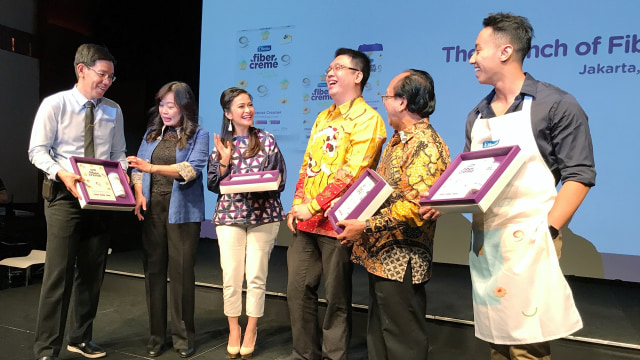 Peluncuran FiberCreme oleh Ellenka (Foto: Stephanie Elia/kumparan)