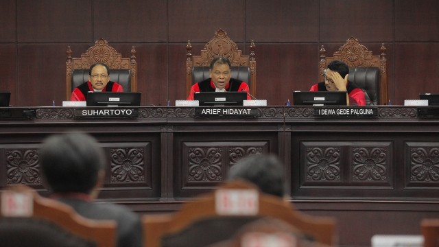 Mahkamah Konstitusi (Foto: ANTARA FOTO/Muhammad Adimaja)
