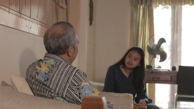 Berbincang dengan Ayah Astari. (Foto: Syarifah Sadiyah/kumparan)