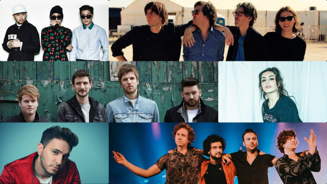 "6 musisi yg tampil di WTF 2017" (Foto: Facebok/official)