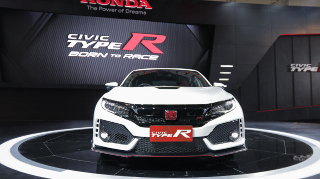 Honda perkenalkan Honda Civic  GIIAS 2017. (Foto: Prima Gerhard S/kumparan)