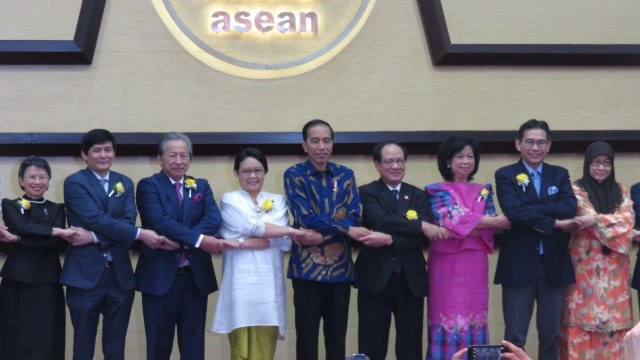 Peringatan HUT ke-50 ASEAN (Foto: Yudhistira Amran/kumparan)