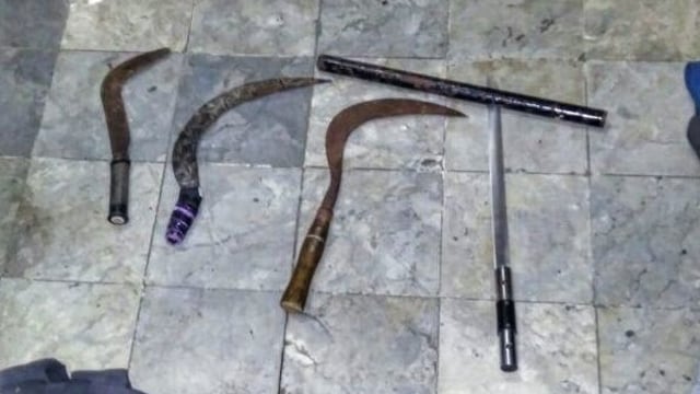 Pelajar hendak tawuran di Bogor (Foto: Dok. Tribratanews Polres Bogor)