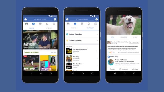 Facebook Watch. (Foto: Facebook)