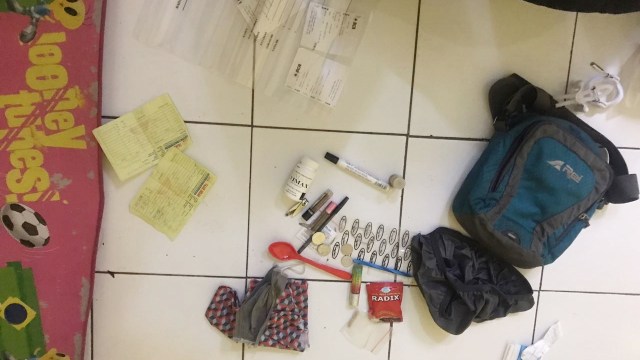 Barang bukti terduga teroris Jatinangor (Foto: Istimewa)