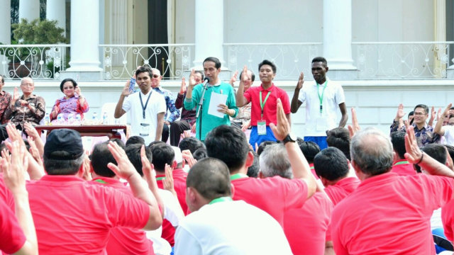 Peluncuran Program Penguatan Pendidikan Pancasila (Foto: Biro Pers Setpres)