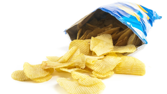 Ilustrasi keripik kentang. Foto: Thinkstock