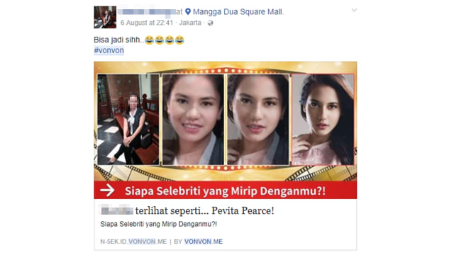 Kuis Vonvon: Siapa Selebriti yang Mirip Denganmu? (Foto: kumparan)