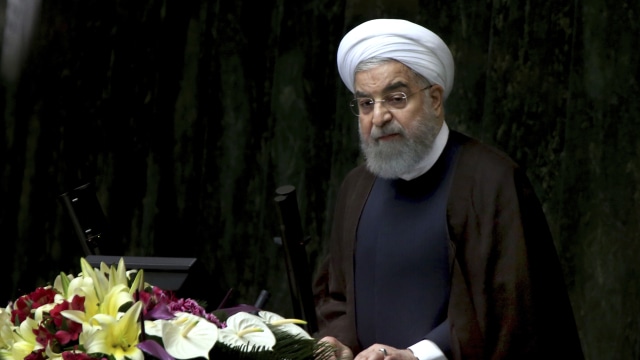 Presiden Iran Hassan Rouhani (Foto: AP Photo/Vahid Salemi)