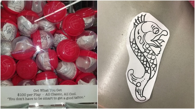 Vending Machine Tattoo (Foto: Instagram/ @1_of_a_kind_chic)