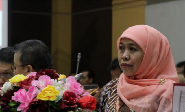 Khofifah: Demi Ambisi jadi Gubernur jangan Memecah Belah Kiai