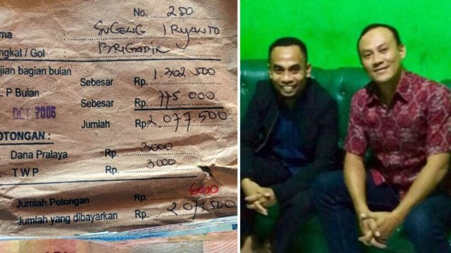 Pertemuan Sugeng dengan Badrun (Foto: Facebook Sugeng Iryanto)