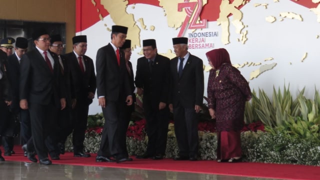 Presiden Jokowi di Sidang Tahunan MPR-DPR-DPD (Foto: Yudhistira Amran Saleh/kumparan)
