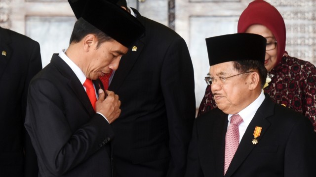 Jokowi dan JK  (Foto: Antara/Akbar Nugroho Gumay)
